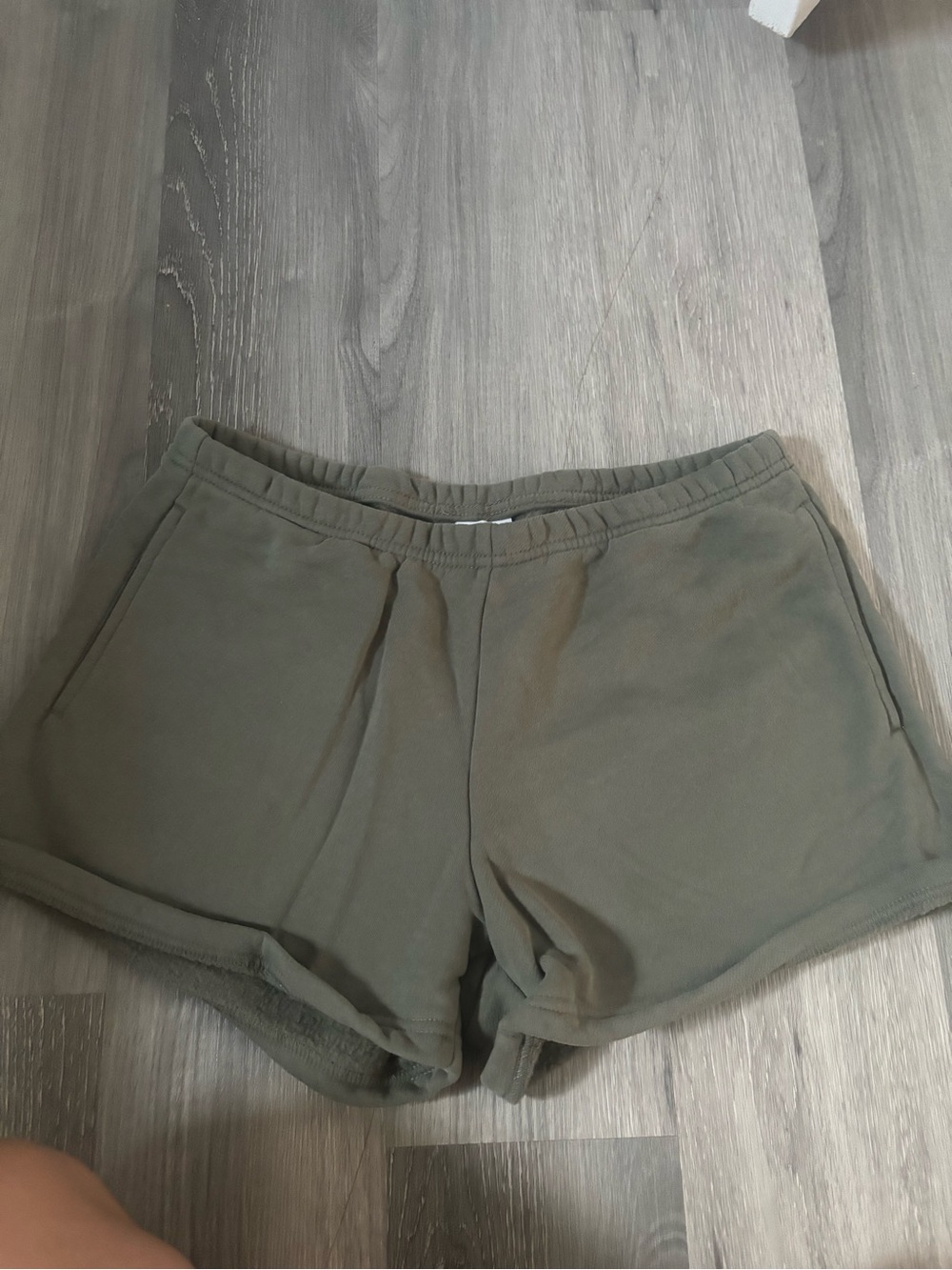 Ardene Olive Green Athletic Lounge Shorts
